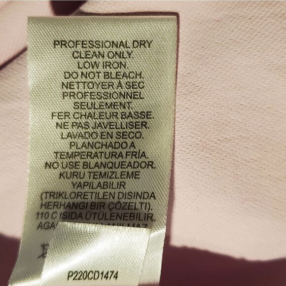 RTR Tibi Chalky Drape Corset longsleeve Dress Pink‎ - Picture 13 of 15